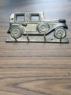 Brass key chain holder